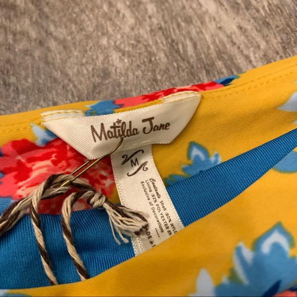NWT Matilda Jane Chase the Sun Tankini Top & Turn the Tide Swim Skirt M - Picture 5 of 8